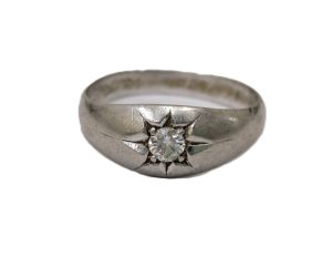 Pt900,ダイヤ付き,リング