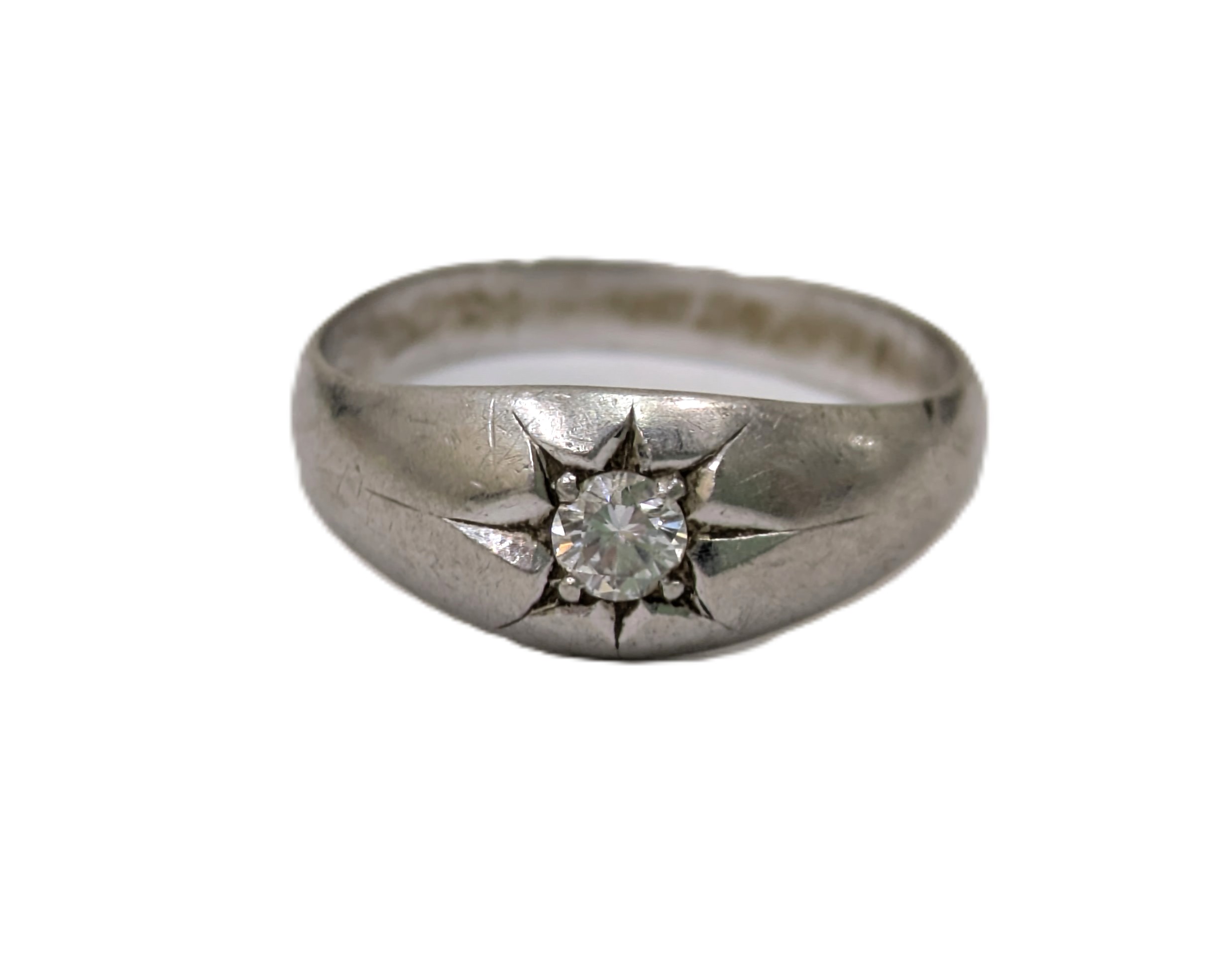 Pt900,ダイヤ付き,リング