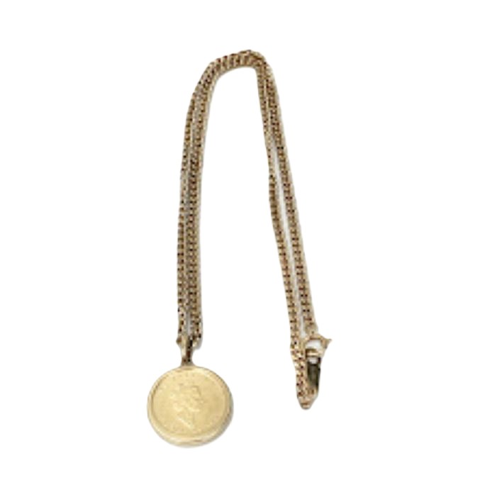 コインネックレス,Ｋ18,18金