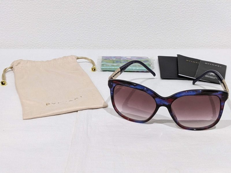 ブルガリ,サングラス,ブルー系