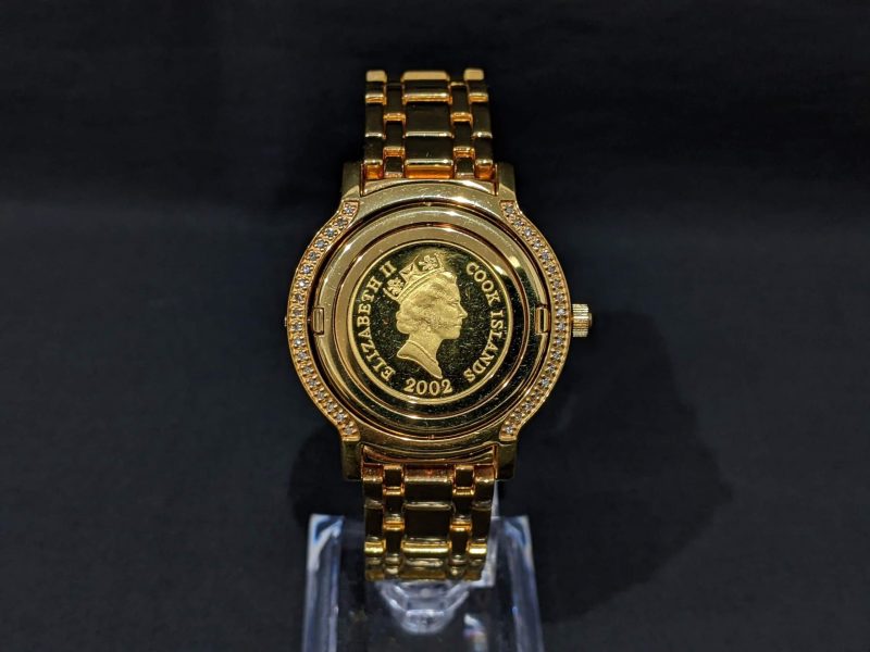 ラッセン,ゴールドコインウォッチ,クオーツ