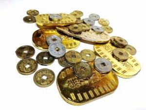 古銭，小判，銀貨