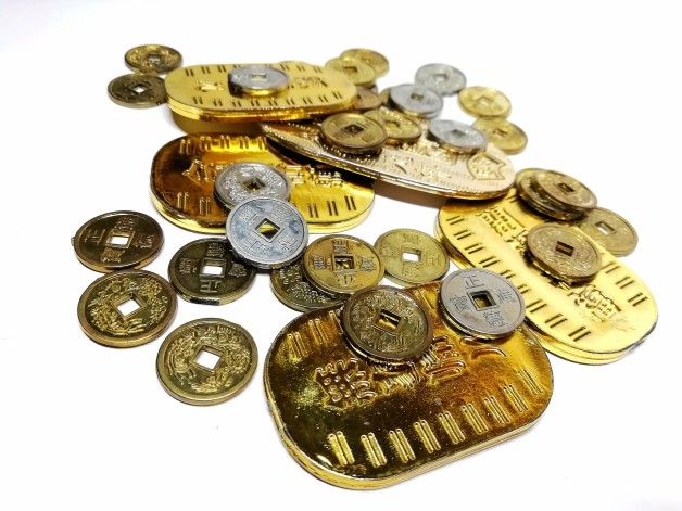 古銭，小判，銀貨