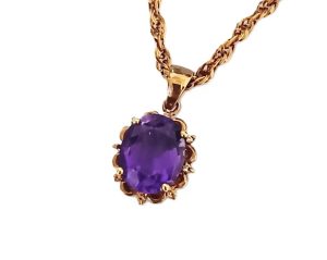 K18,アメジスト,.ネックレス
