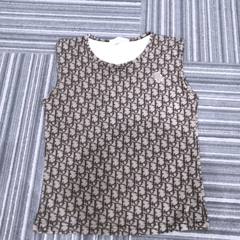 Christian Dior トロッター柄 タンクトップ