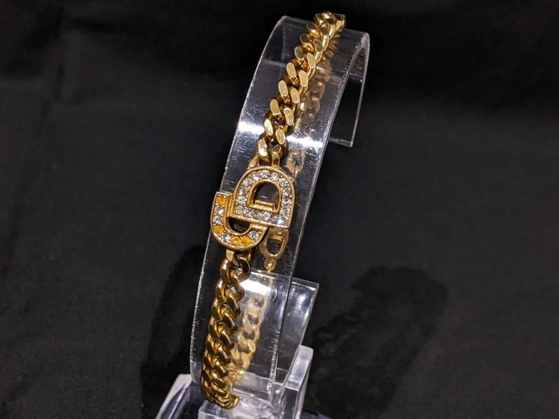 Dior,ブレスレット,ラインストーン