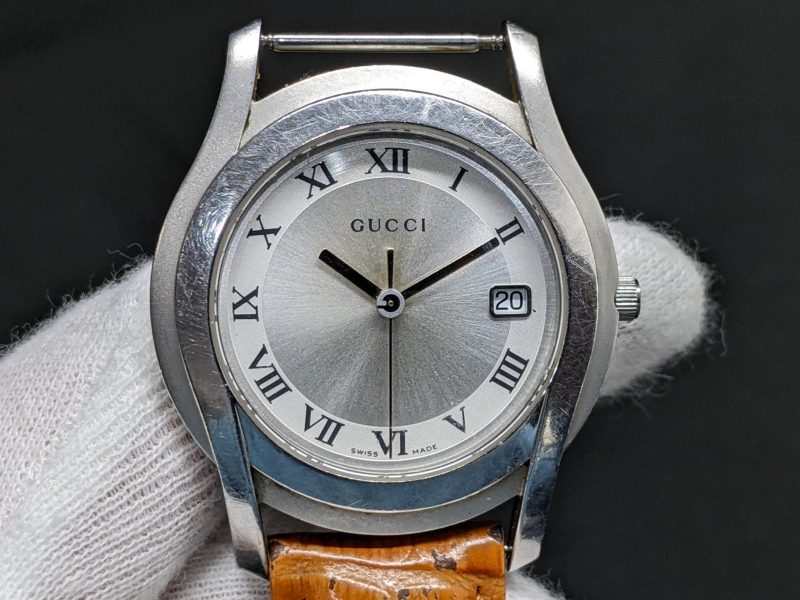 GUCCI,5500M,シルバー文字盤