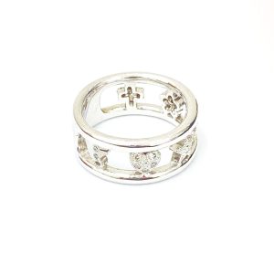 K18WGリング,750,ホワイトゴールド